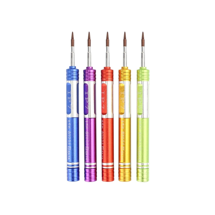 JF-iphone7 Tri-point 0.6 Part Screwdriver for iPhone X/8/8P/7/7P & Apple Watch(Green)
