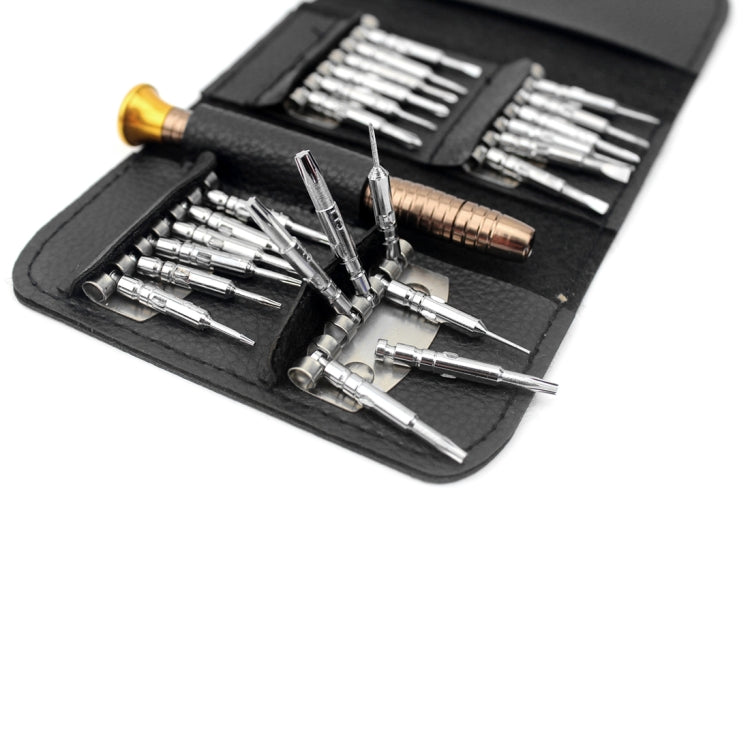 JIAFA JF-8129 24 in 1 Professional Multi-functional Screwdriver Set with Carrying Bag(Gold)