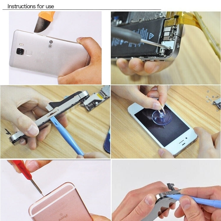 Appropriative Professional Screwdriver Repair Open Tool Kit with Leather Handbag For iPhone 7 & 7 Plus