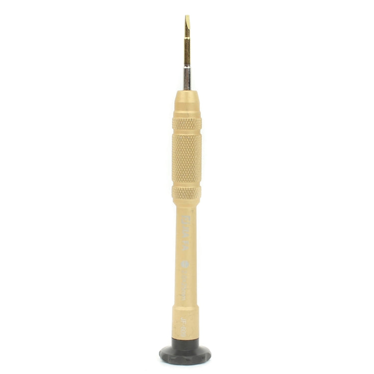 JIAFA JF-609-2.0 Mobile Phone Repair Tool 2.0 x 25mm Slotted Screwdriver (Gold)