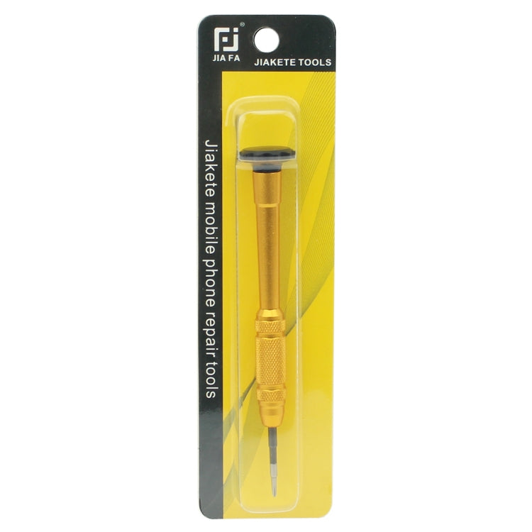JIAFA JF-609-1.5 Cross 1.5 Mobile Phone Repair Screwdriver(Gold)