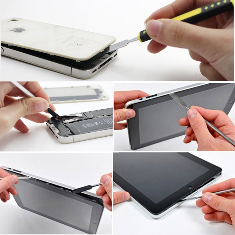 Professional Mobile Phone / Tablet PC Metal Disassembly Rods Repairing Tool, Length: 17.5cm (Silver)