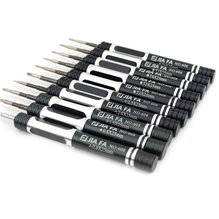 JF-8134 10 in 1 Multi-model Available Metal Mobile Phone Repair Tool Combination Screwdriver