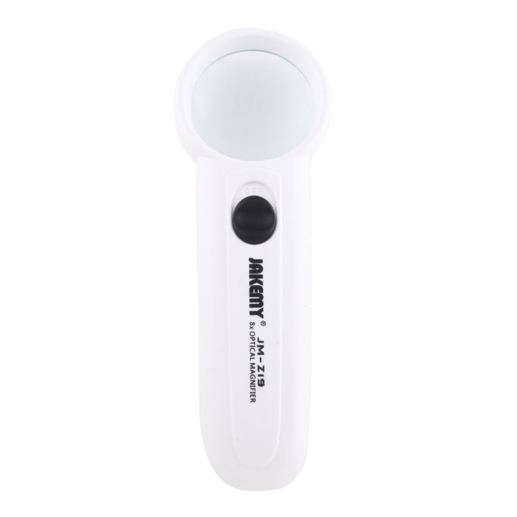 JAKEMY JM-Z19 Portable 8X Optical Magnifier with LED Light
