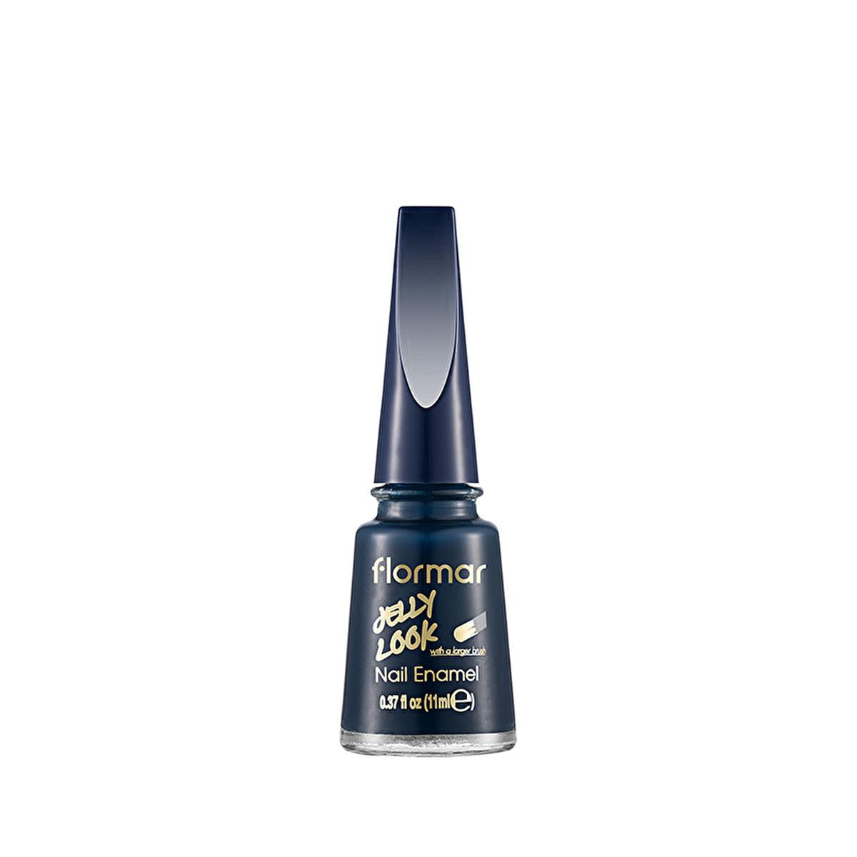 Flormar Jelly Look Ocean Blue Nail Polish: High-Shine, Long-Lasting Gel Effect