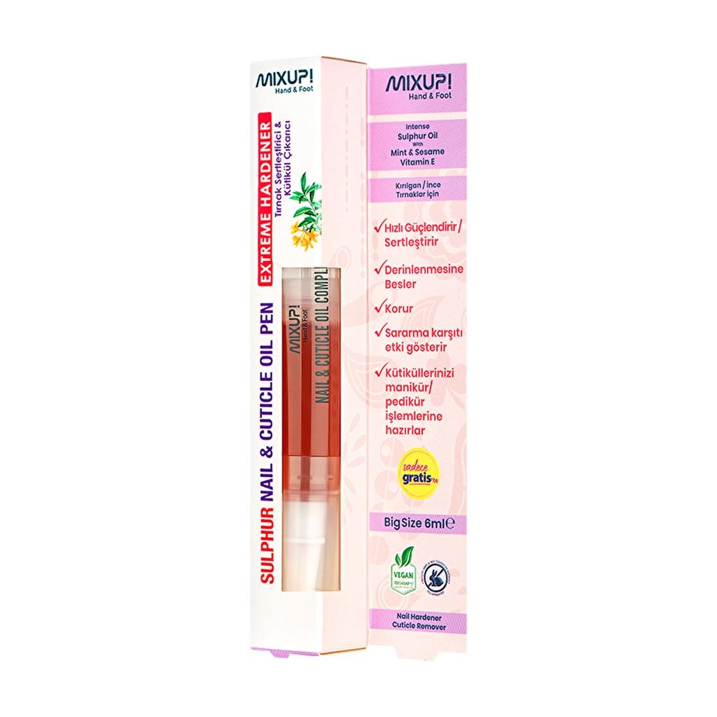 Mixup Nail Hardener & Cuticle Remover for Stronger Nails 6 ml