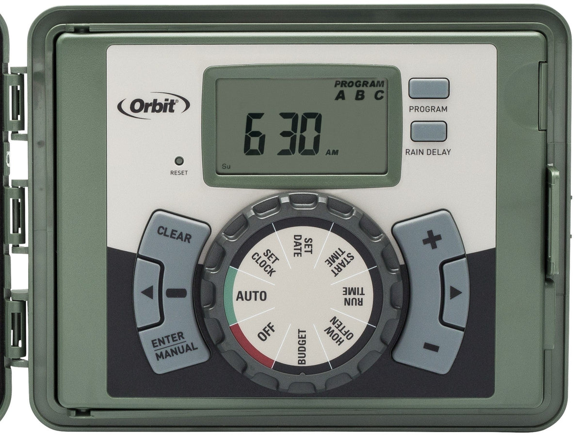 Easy-Set Logic® Outdoor Irrigation Sprinkler Controllers 57894, 57896, 57900, 57892