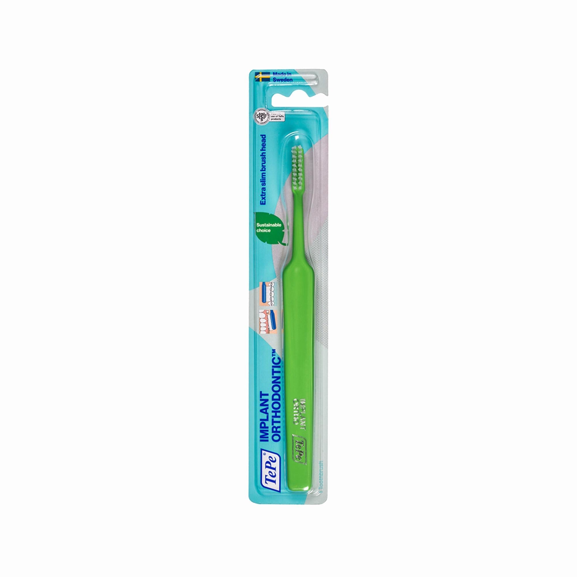 Tepe Specialized Orthodontic Toothbrush for Implants and Orthodontic Appliances - Gentle, Effective Cleaning for Complex Dental Structures