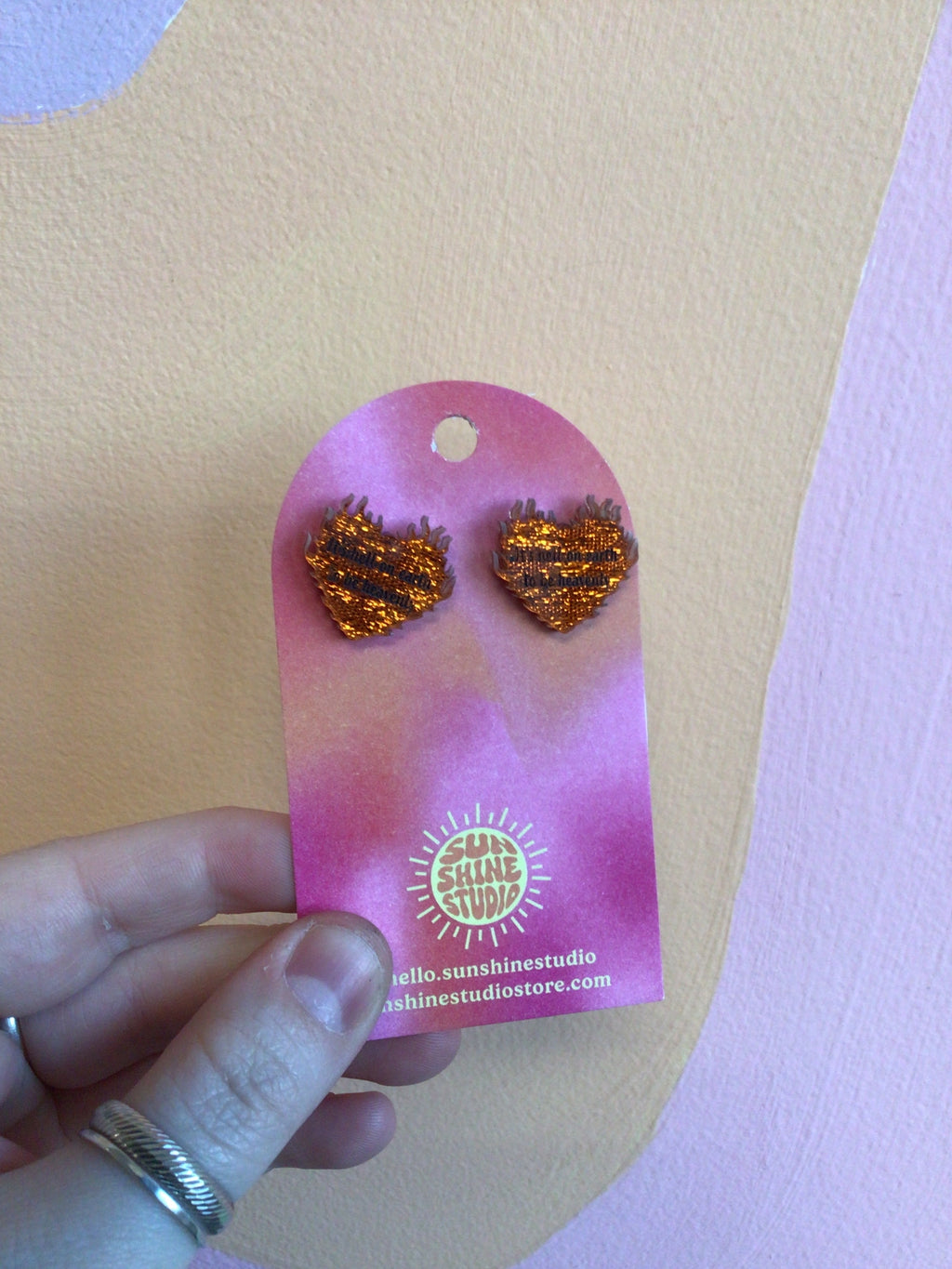 "It's Hell on Earth to Be Heavenly" Earrings