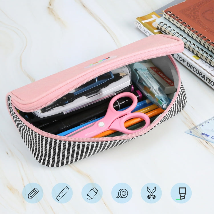 FunAdd Pencil Case Cosmetic Storage Organizer Ant Cloth Glasses Bag, Size: 230 x 110 x 70mm (Pink)