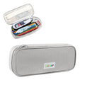 FunAdd Pencil Case Cosmetic Storage Ant Cloth Organizer Bag, Size: 235 x 105 x 50mm (Grey)