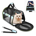 FUNADD Pet Travel Carrier Bag Shoulder Foldable Tote Bag(Blue)