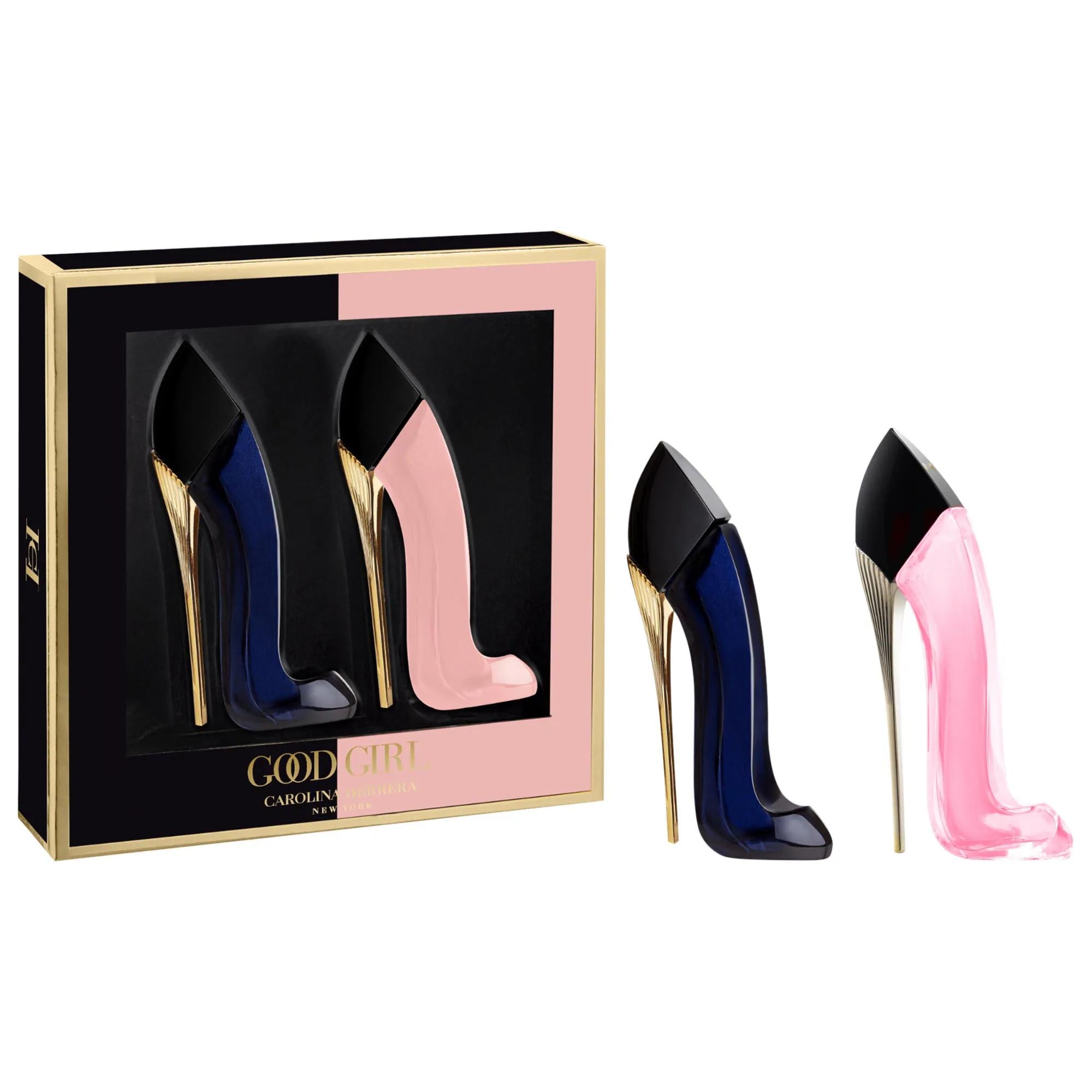 Carolina Herrera: Good Girl & Good Girl Blush Perfume Set - Mini Eau de Parfum Collection | Floral, Sweet, Travel-Friendly Fragrances