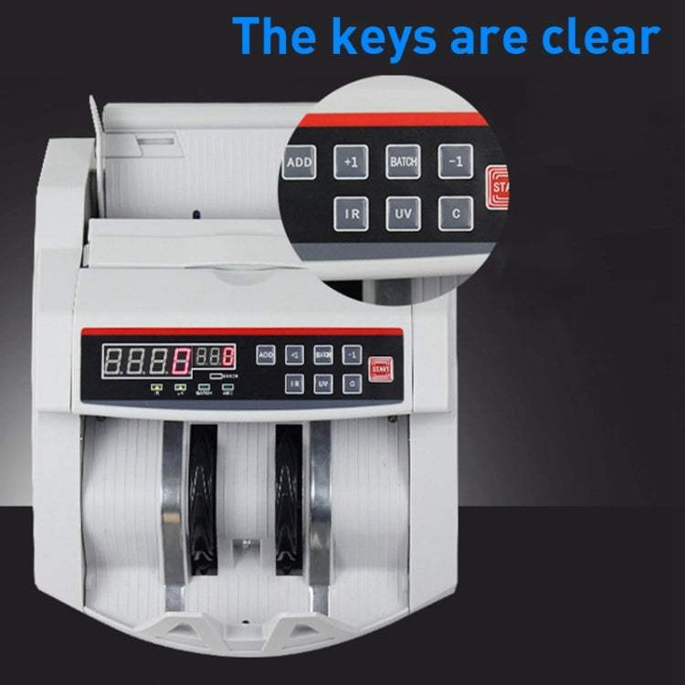 2108UV/IR Portable Multi-Currency Currency Counter, Specification: AU Plug