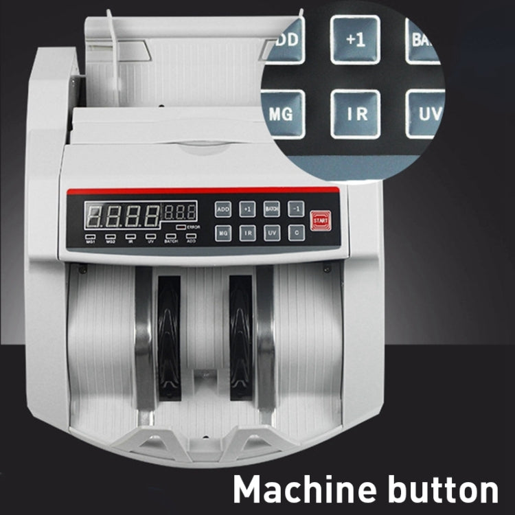 2108 UVMGIR Multi-Currency Multifunctional Money Counter, Specifications:US Plug