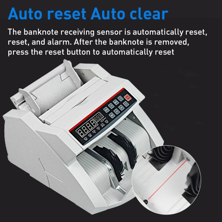 2108 UVMGIR Multi-Currency Multifunctional Money Counter, Specifications:US Plug