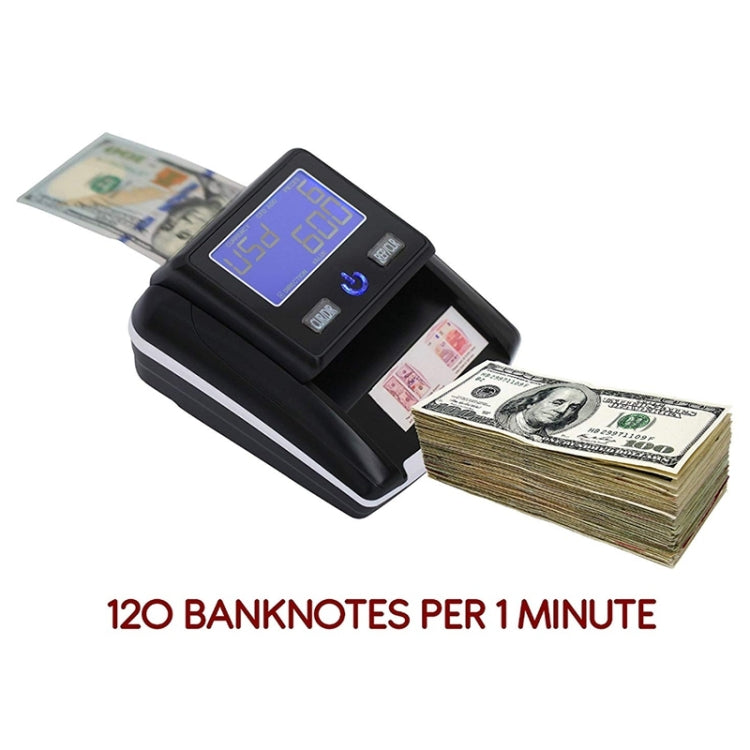 AL-130A Small Portable US Dollar and Euro Banknote Detector, Specifications:US Plug