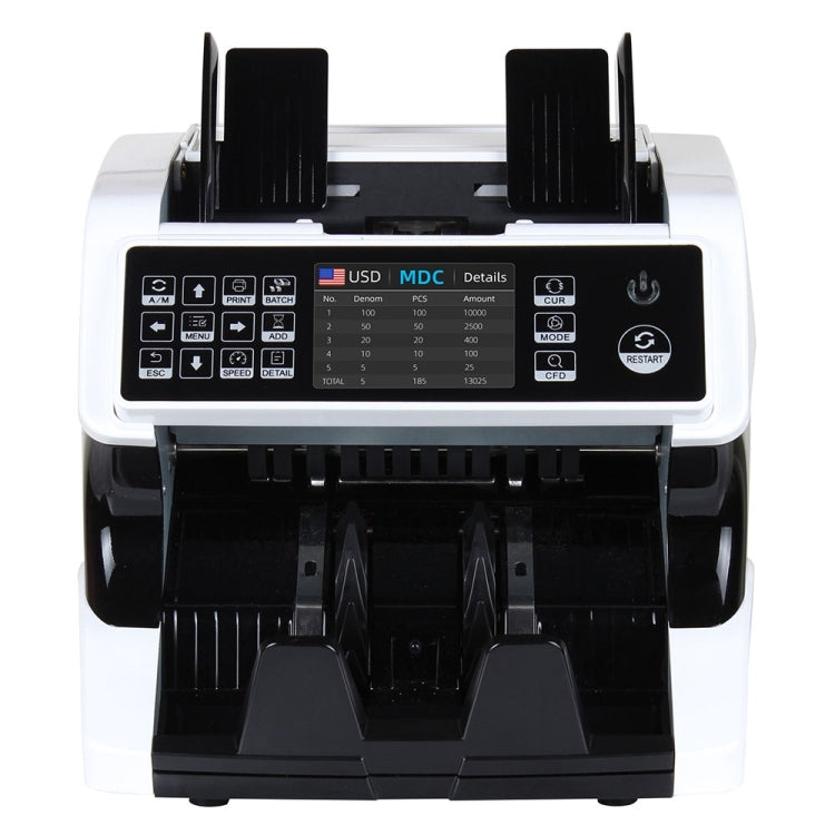 AL-920 Dual CIS Image Multi-Currency Vertical Currency Counter, Specifications:US Plug