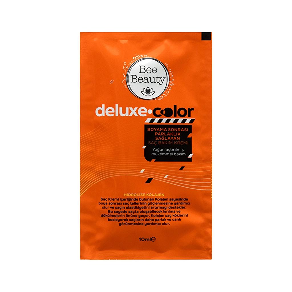 Bee Beauty Deluxe Color Kit 7.7 Warm Caramel Brown Hair Dye