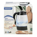 Ideenwelt Glass Electric Kettle with Blue LED 1.7L