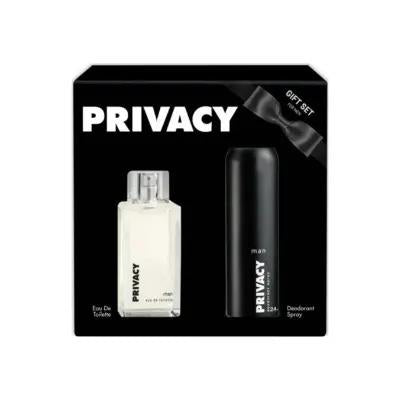 Privacy Man Men Fragrance Set - 100ml Perfume + 150ml Deodorant