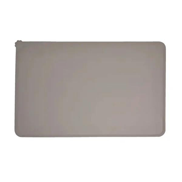 Ideenwelt Non-Slip Pet Food Mat - 21.6" x 13.7" Easy Clean Silicone Dog & Cat Bowl Mat - Protects Floors from Spills & Messes