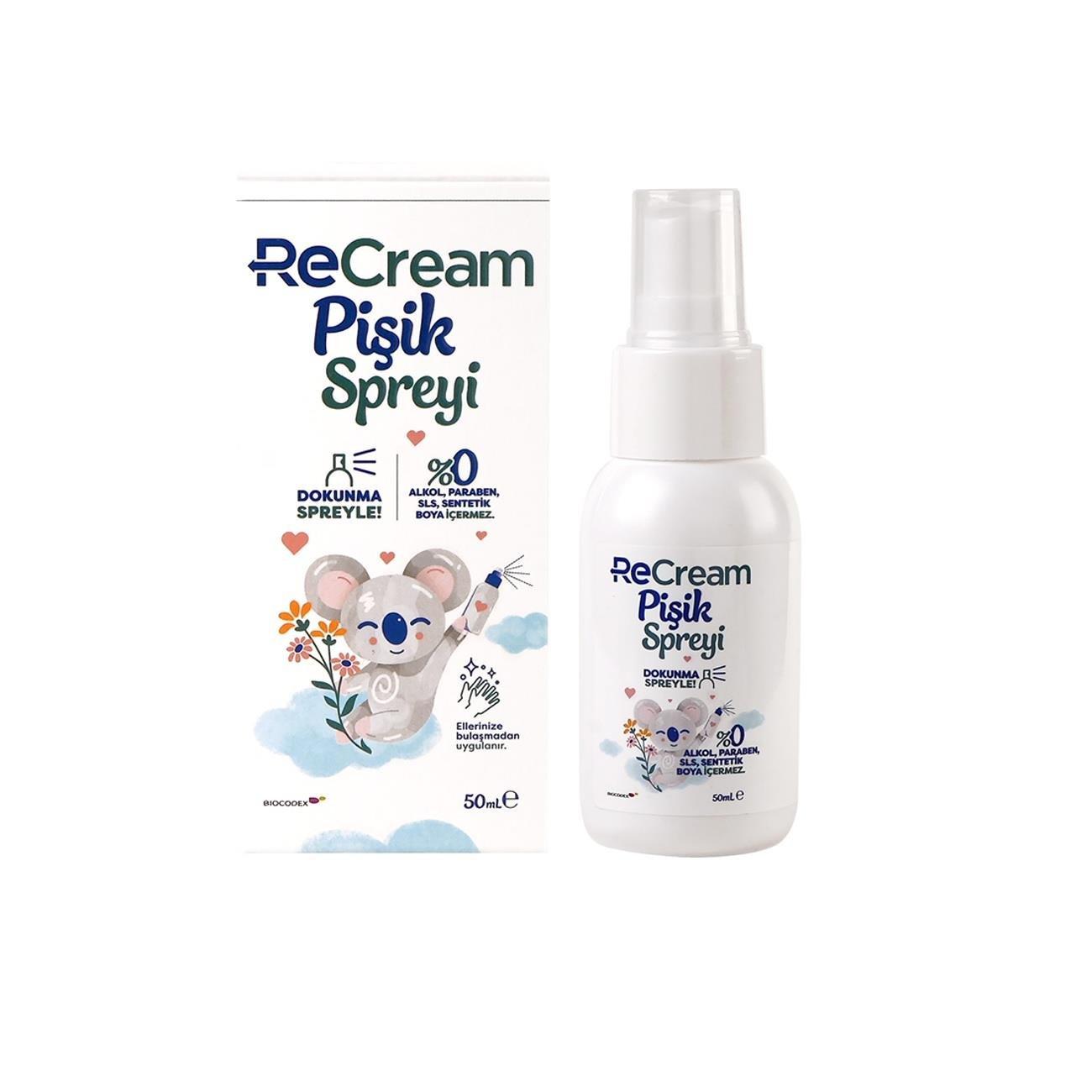 ReCream Diaper Rash Spray - Gentle, Chemical-Free Relief for Baby's Sensitive Skin