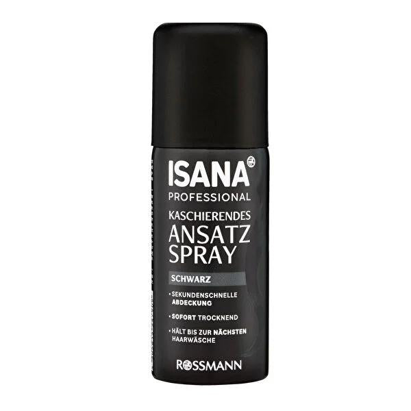 Isana Professional Hair Color Spray - Temporary Gray Hair Cover, Easy-to-Use Spray Design, 2.54 fl oz
