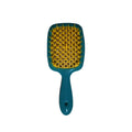 Janeke Superbrush Detangling Hair Brush Green & Yellow