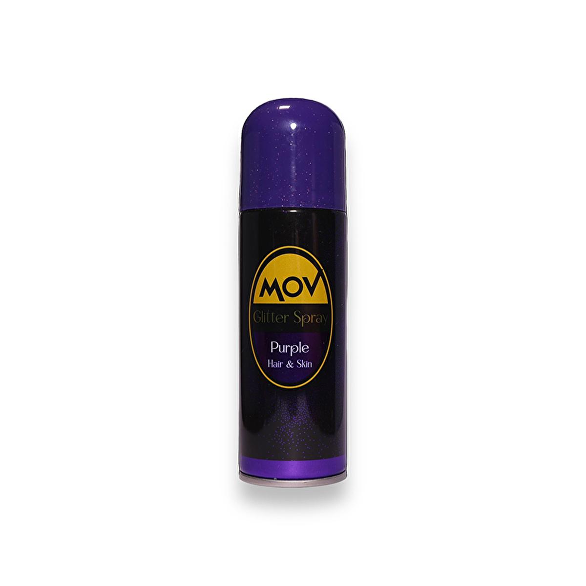 Mov Glitter Spray for Hair and Body - 3.04 fl oz, Instant Sparkle & Shine, Long-Lasting & Easy to Apply