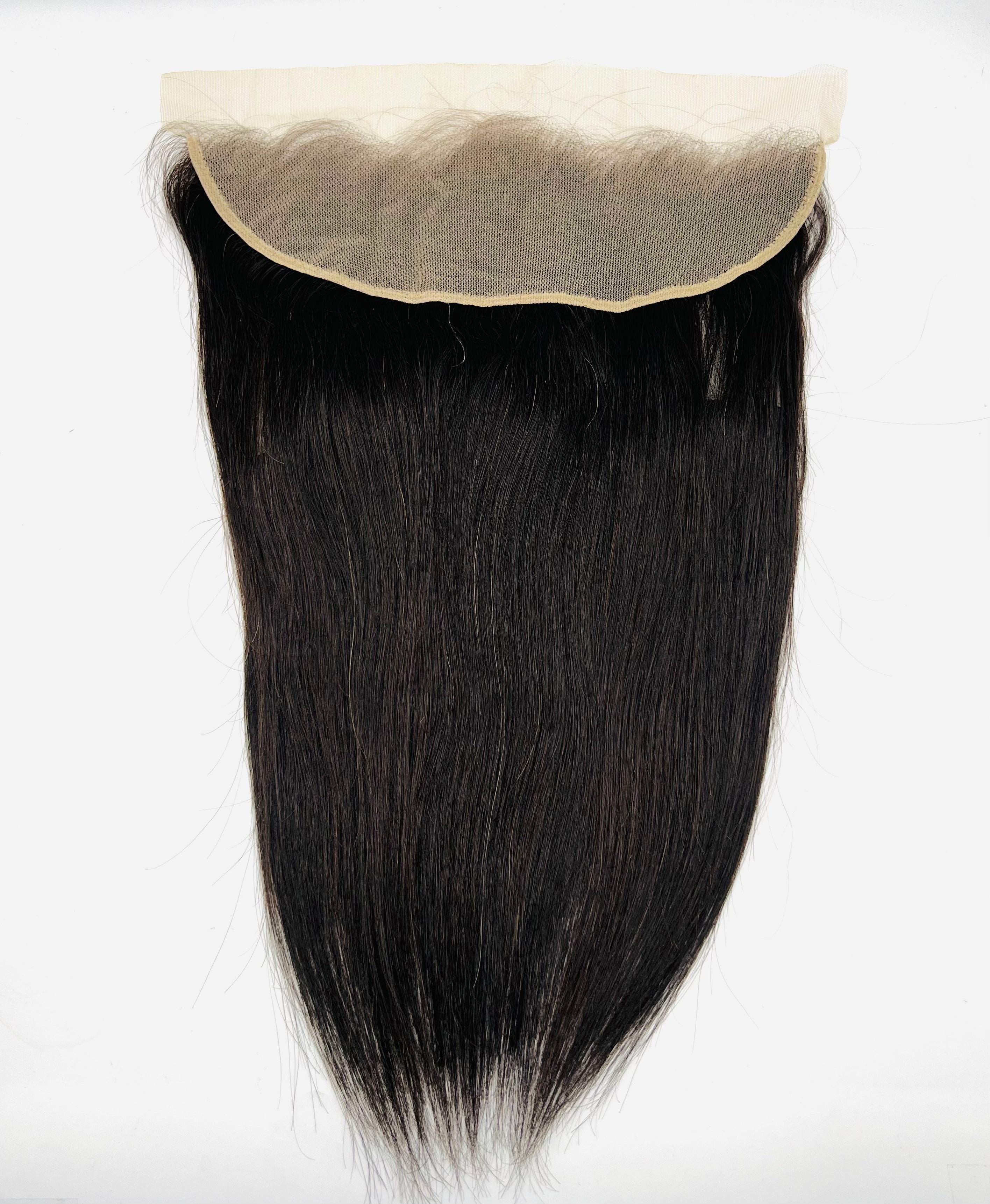 Unique 13x4 Lace Frontal 100% Human Hair Straight Hairpiece