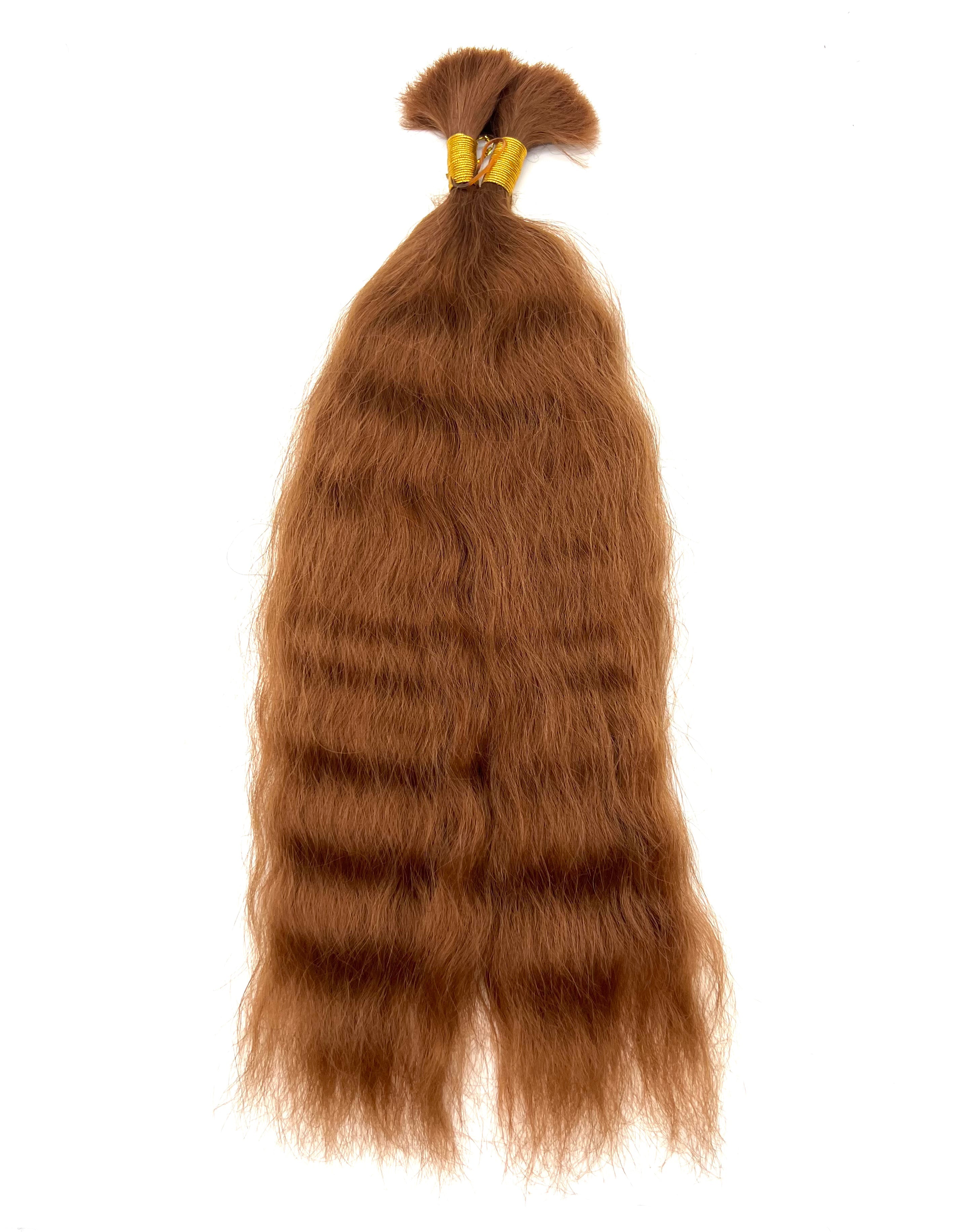 HUSH Collection Human Hair Blend - Super Bulk, Color 1 Hair Extension