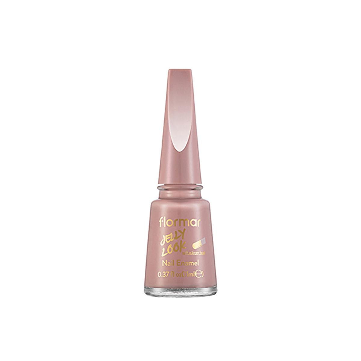 Flormar Jelly Look Nail Polish - High-Pigment, Gel Finish, Long Lasting | JL51 Perfect Selfie