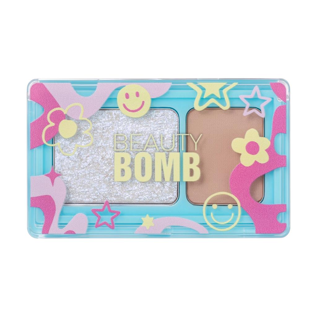Beauty Bomb Duo Eyeshadow Palette 01 for Vibrant Eyes