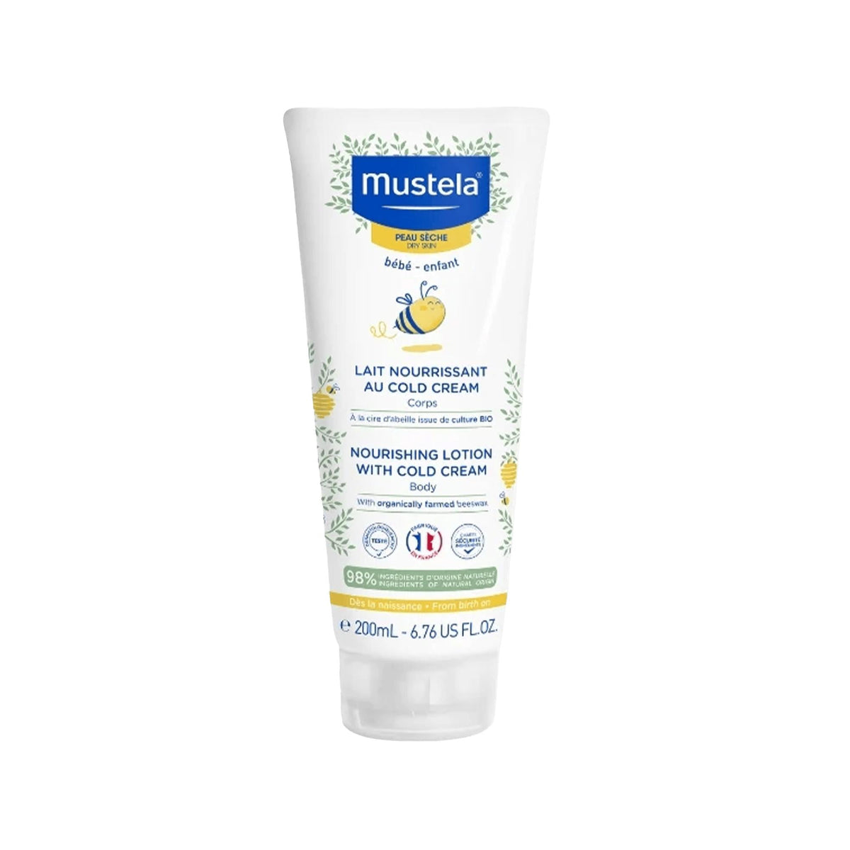Mustela Nourishing Lotion with Cold Cream for Dry Skin 200 ml
