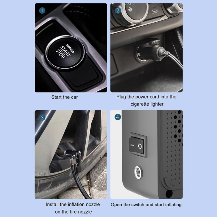 12V Portable Car Tire Air Pump Style:Mechanical Version