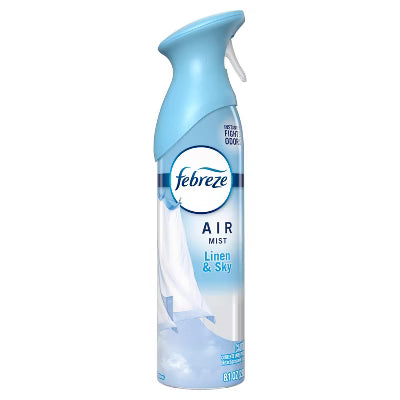Febreze Air Refresher Odor Eliminator Spray - Linen & Sky, 8.1 oz