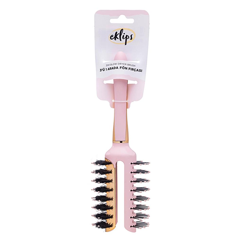 Eklips 3-in-1 Blowout Hair Brush for Styling and Volume
