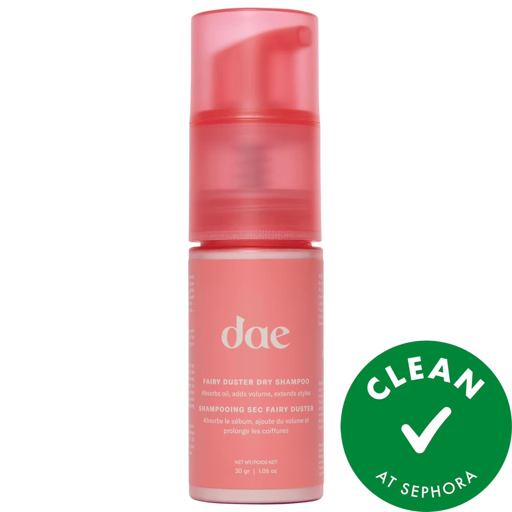 Dae Fairy Duster Volumizing Dry Shampoo Powder: Talc-Free, Absorbs Oil, Adds Volume, Extends Styles - Natural & Cruelty-Free