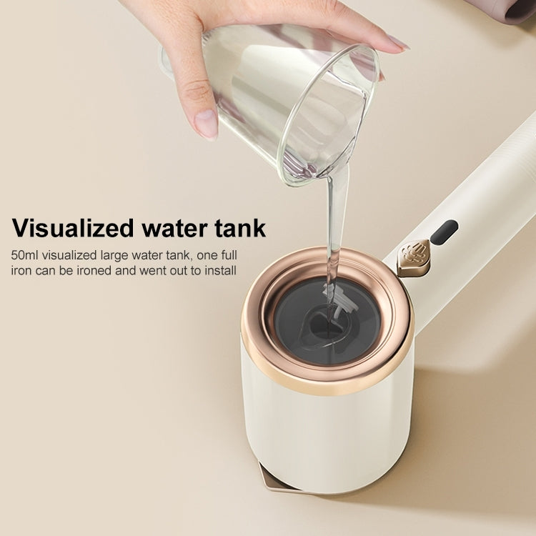 GT-01 33W Handheld Garment Steamer Electric Iron, UK Plug (Light Purple)