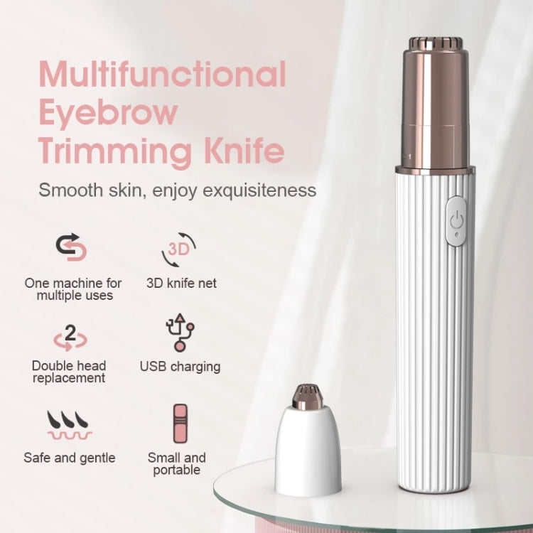 YJK098 Multi-function Portable Electric Eyebrow trimmer (Black)
