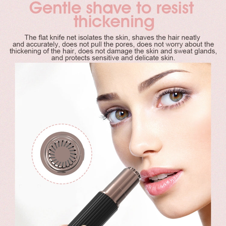 YJK098 Multi-function Portable Electric Eyebrow trimmer (Black)