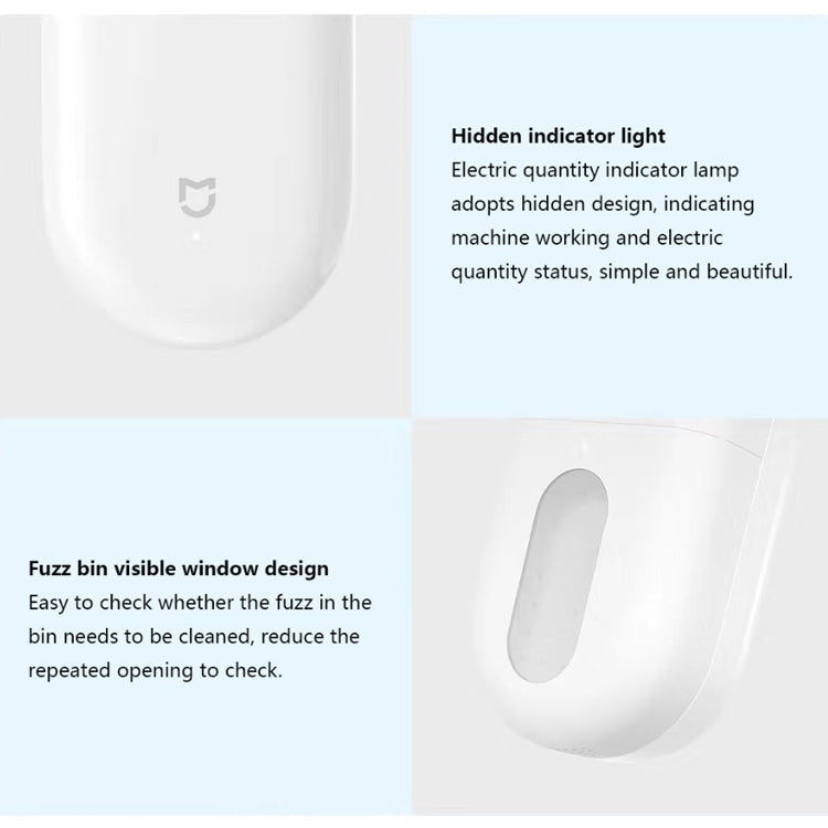 Original Xiaomi Mijia Mini Portable Shaver Wool Ball USB Charging Hair Remover Electric Lint Trimmer