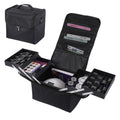 Removable Simple Portable Makeup Beauty Nail Storage Box (Black)