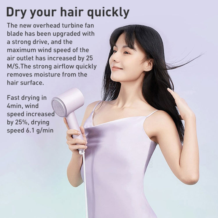 Original Xiaomi Mijia H301 Negative Ion Quick Drying Electric Hair Dryer, US Plug (Green)