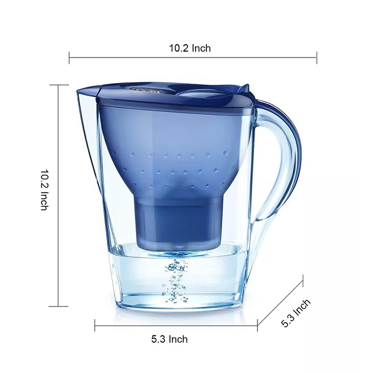 3.5L Activated Carbon Filter Kettle Water Filter with Filter Cartridge (Dark Blue)