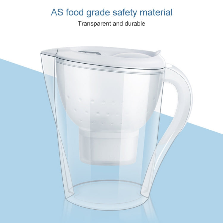 3.5L Activated Carbon Filter Kettle Water Filter with Filter Cartridge (White)