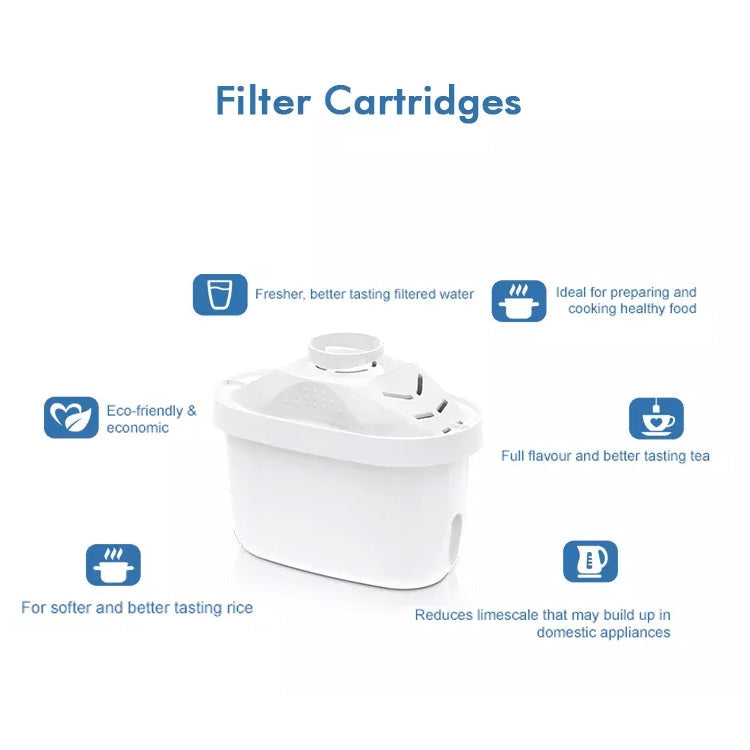 6 PCS Household Water Purifier Filter Element Kitchen Activated Carbon Filter Element