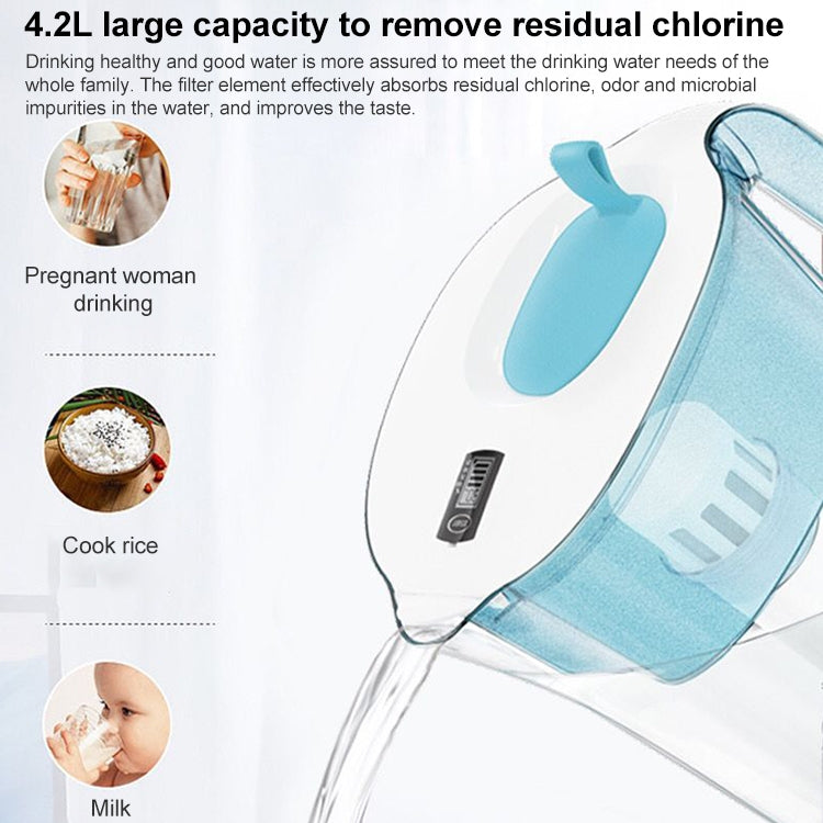 4.2L Household Ativated Carbon Filter Kettle Water Filter with Filter Element