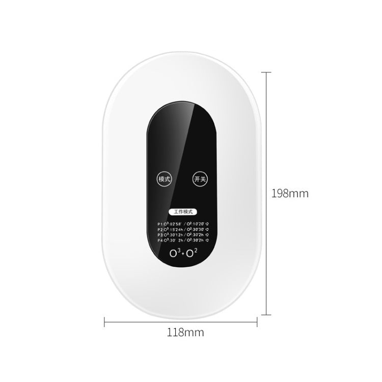 Home Smart Air Disinfection Machine Ozone Disinfection Sterilization Deodorization Negative Ion Air Purifier(US Plug)